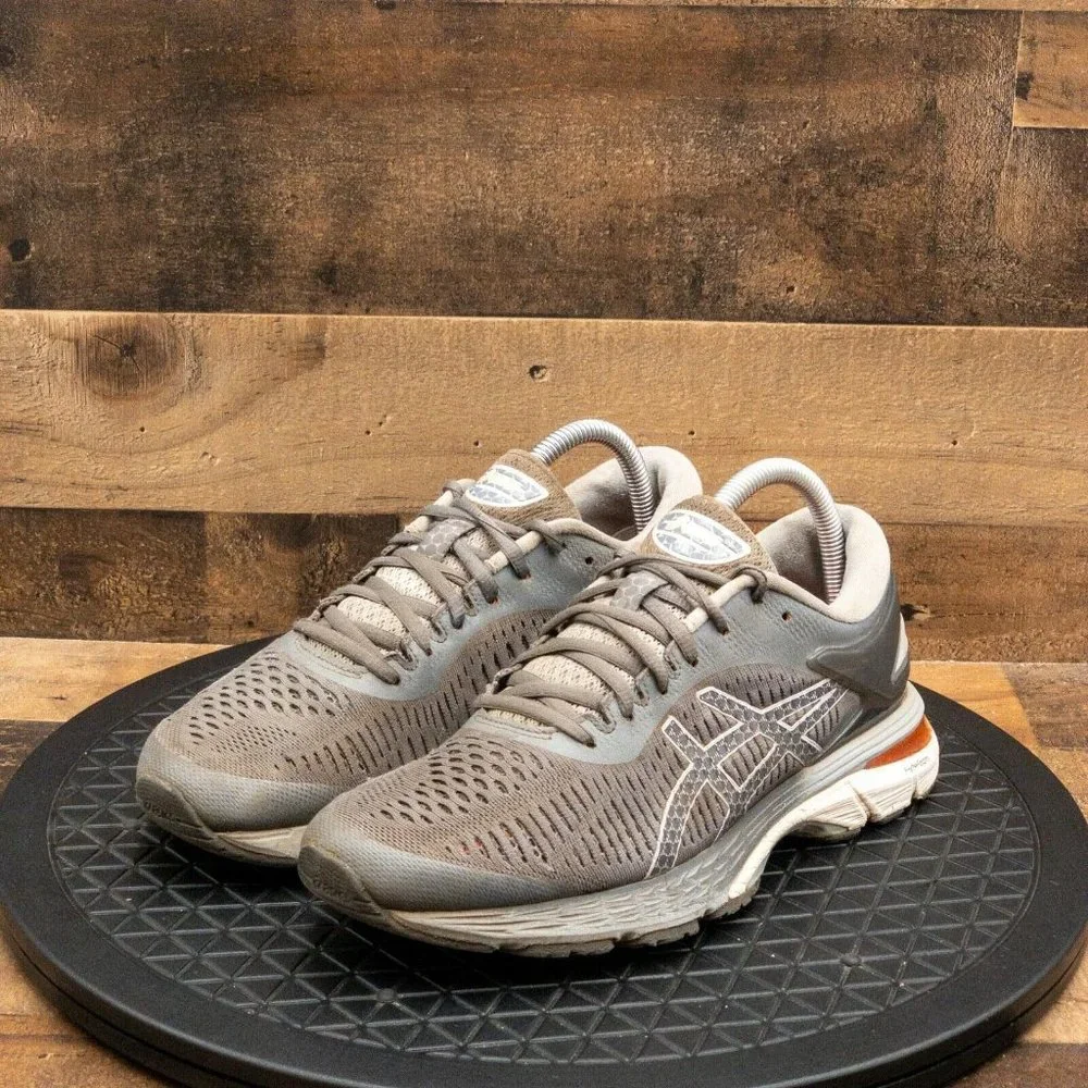ASICS GEL KAYANO 25 WOMENS ATHLETIC SHOES RUNNING WALKING TRAINING GREY SIZE 8.5